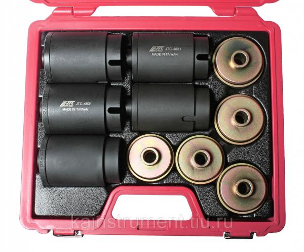 Набор съемников сайлентблоков под гидравлический привод в кейсе JTC — фото 2